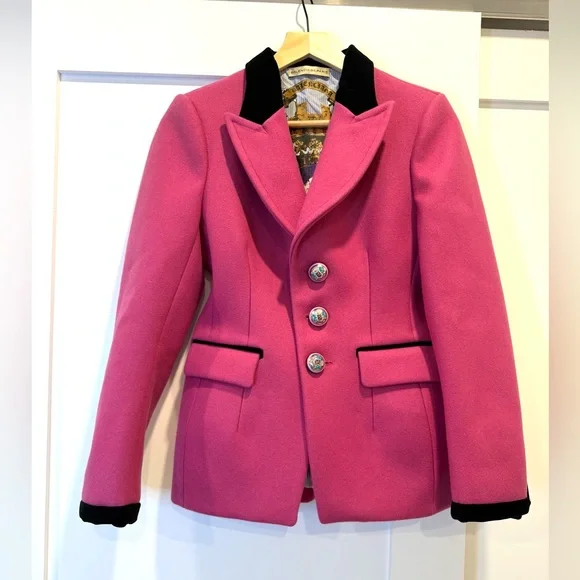 Balenciaga Nicholas Ghesquiere Fall 2007 Runway Pink Blazer - Picture 3 of 8